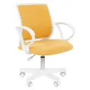 Офисное кресло Chairman Kids 112 56x85x56 см велюр цвет лимон
