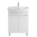 Тумба под раковину RUVANN VERY 65 в ванную напольная цвет белый