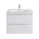 Тумба с раковиной RUVANN STELLO 70 раковина Грейс 70 в ванную подвесная цвет белый