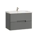 Тумба с раковиной RUVANN YUVA 70 раковина Миранда 70 в ванную подвесная цвет графит софт