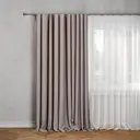 Штора на ленте со скрытыми петлями блэкаут KREAFORTA Plaga 200x300 см цвет серо-коричневый