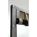 Мягкая дверь на молниях 185x250см тонированное полотно цвет коричневый