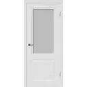 Дверь межкомнатная Vfd Flat 2 остеклённая 80х200см эмаль цвет белая эмаль/polar без замка и петель