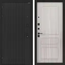 Входная дверь Лабиринт Бункер 06 левый 205x88см цвет черный кварц/сандал белый П03