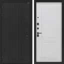 Входная дверь Лабиринт Бункер 06 левый 205x88см цвет черный кварц/белый софт П11