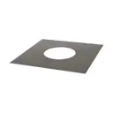 Лист для потолочно-проходного узла Везувий ⌀305мм 700x700мм нержавеющая сталь AISI 430 0.5мм черный