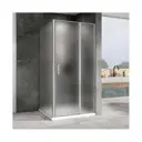 Душевой уголок Abber Sonnenstrand 613520 прямоугольный 90x120см серебристый блеск профиль эффект стекла матовый