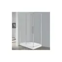 Душевой уголок Esbano Surf 574203 прямоугольный 100x80см серебро профиль эффект стекла прозрачный