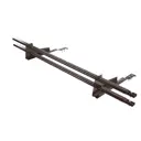Снегозадержатель трубчатый Borge 2 опоры 1.5м RAL 8017 цвет коричневый шоколад