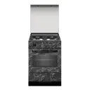 Газовая плита с духовкой Gefest 453265 60x85x60 см цвет черный мрамор