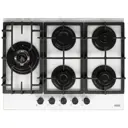 Газовая варочная панель Delonghi GERMANA 7GW BB 69 см 5 конфорок цвет Белый.