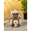 Табурет 10615866 Сима-ленд 17x30x17 см ножки металл дуб сиденье дерево цвет бежевый 1