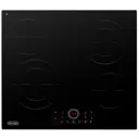Электрическая варочная панель Delonghi VITTORIO 2E1F CR 59 см 4 конфорки цвет черный