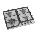 Газовая варочная панель Jacky`s JH GI631W 61 см 4 конфорки цвет серый / серебристый