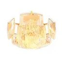 Люстра потолочная хрустальная Ambrella Light TR5093 Traditional 10 ламп 28 м² цвет золото