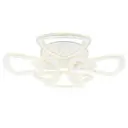 Люстра потолочная светодиодная AMBRELLA LIGHT FA8863 ACRYLICA 23 м² теплый белый свет цвет белый