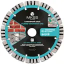Диск алмазный по железобетону Mkss-Toolbox Segment Uni турбо-сегментный 150x22.2x2.2 мм