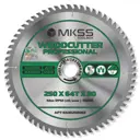 Диск пильный по дереву Mkss Toolbox Woodcutter Professional SS3025 64Т 250x30x1.8 мм