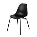 Стул кухонный Derstuhl Elegant black 45x82x46 см полипропилен цвет черный