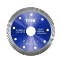 Диск алмазный универсальный Tytan Professional сплошной 125x22.2x1.8 мм
