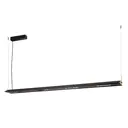 Люстра подвесная светодиодная Favourite Norman 9 м² регулируемый белый свет цвет черный