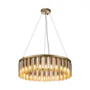 Люстра подвесная Favourite Slang 4503-30p 30 ламп 7 м² цвет золотистый