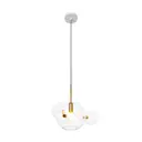 Светильник подвесной Loft It Bolle 2027-p4 mini 1 лампа 1.57 м² цвет золото/прозрачный
