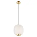 Светильник подвесной Loft it Hive 10425 white 1 лампа 2 м² цвет белый/бронза
