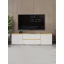 Тумба под телевизор Сима-ленд Лора 160х44х40 см дерево цвет крафт золотой/белый