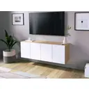 Тумба под телевизор Metaldesign MD 8226 100х35х33 см дерево цвет честерфилд белый