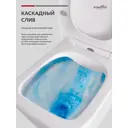 Унитаз подвесной Tokito TOK-WC-BIWA Цунами безободковый с сиденьем микролифт
