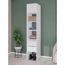 Стеллаж Сима-ленд Модус 4 полки 200x52x40 см ЛДСП цвет белый