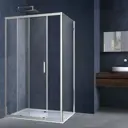 Душевой уголок Vincea Alpha VSR-3AL8012CL 120x80x190 профиль хром, стекло прозрачное