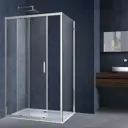 Душевой уголок Vincea Alpha VSR-3AL9012CL 120x90x190 профиль хром, стекло прозрачное