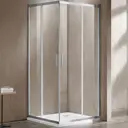 Душевой уголок Vincea Garda VSS-1G8012CL 120x80x190 профиль хром, стекло прозрачное