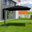 Зонт с опорой Royal family SKY квадратный d 295 см черный