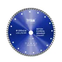 Диск алмазный по бетону Tytan Professional сплошной 230x22.2x2.6 мм