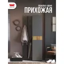 Комплект мебели для прихожей Mebelson К25 80x182.6x35 см ЛДСП цвет дуб крафт золотой/графит