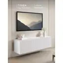Тумба под телевизор Wood. DWMWS823 144х55х35 см ЛДСП цвет белый
