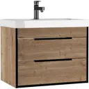 Тумба под раковиной в ванную подвесная Домино Bazis 70 Alfa