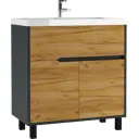 Тумба под раковиной в ванную напольная Домино Classica 80 Karat Вотан