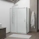 Душевой уголок Rgw Tornado 02074428-11 прямоугольный 120x80см серебристый блеск профиль эффект стекла прозрачный