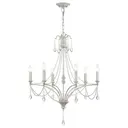 Светильник подвесной Wertmark We306.06.003 6 ламп 12 м² цвет белый