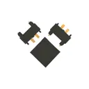 Коннектор Wertmark Wth.l5.60.l13 жесткий для соединения трековых шинопроводов однофазных цвет черный