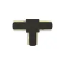 Коннектор Wertmark Wte.l5.60.t10 жесткий для соединения трековых шинопроводов однофазных цвет черный