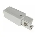 Коннектор питания Wertmark Wtf.l5.00.op0 линейный для трекового шинопровода однофазного цвет белый