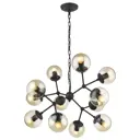 Светильник подвесной Wertmark We236.12.023 12 ламп 36 м² цвет черный