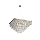 Светильник подвесной Loft It 10019/800s 15 ламп 30 м² цвет жёлтый/золотой