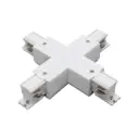 Коннектор Wertmark Wtf.l5.00.x10 жесткий для соединения трековых шинопроводов однофазных цвет белый