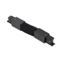 Коннектор Wertmark Wtf.l5.60.c10 гибкий для соединения трековых шинопроводов однофазных цвет черный